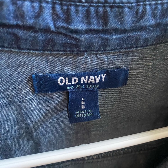 Dark chambray button down - Picture 2 of 3